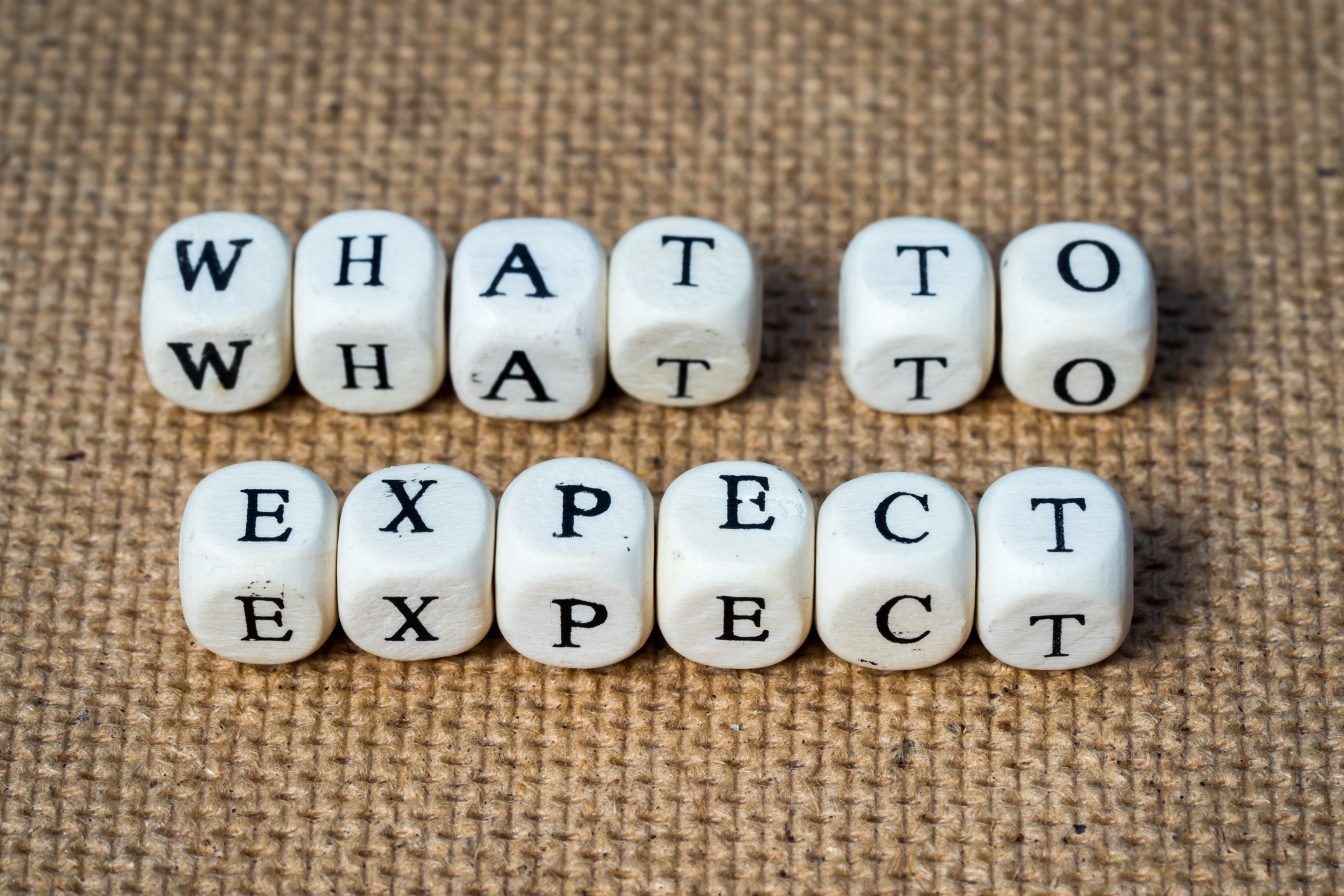 what to expect words made from toy cubes with letters, Electrical Panel.
