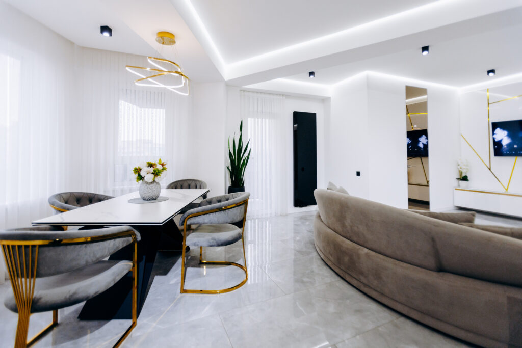 Controlling LED lights with smart outlets.